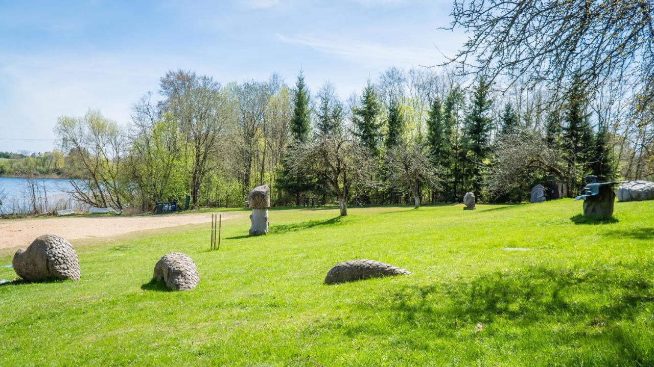 Namelis Ant Vilnojos Ezero Kranto Vendégház Suderwa Kültér fotó
